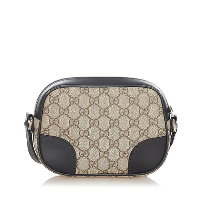 Gucci GG Supreme Web Crossbody bag Brown