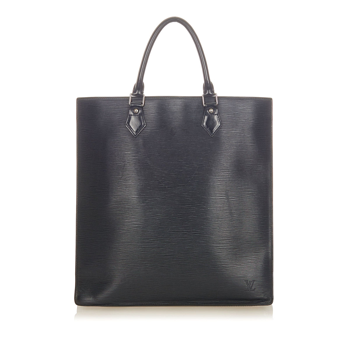 Louis-Vuitton Louis Vuitton Epi Sac Plat PM Black