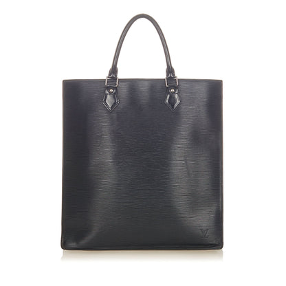 Louis-Vuitton Louis Vuitton Epi Sac Plat PM Black