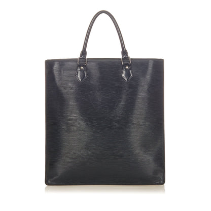 Louis-Vuitton Louis Vuitton Epi Sac Plat PM Black