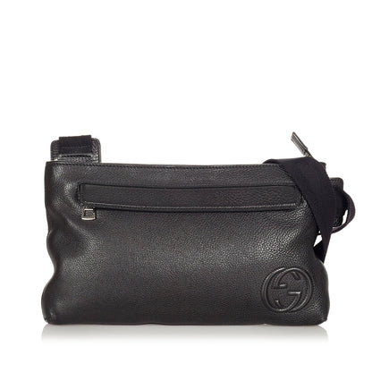 Gucci Gucci Soho Leather Belt Bag Black
