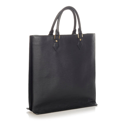 Louis-Vuitton Louis Vuitton Epi Sac Plat PM Black