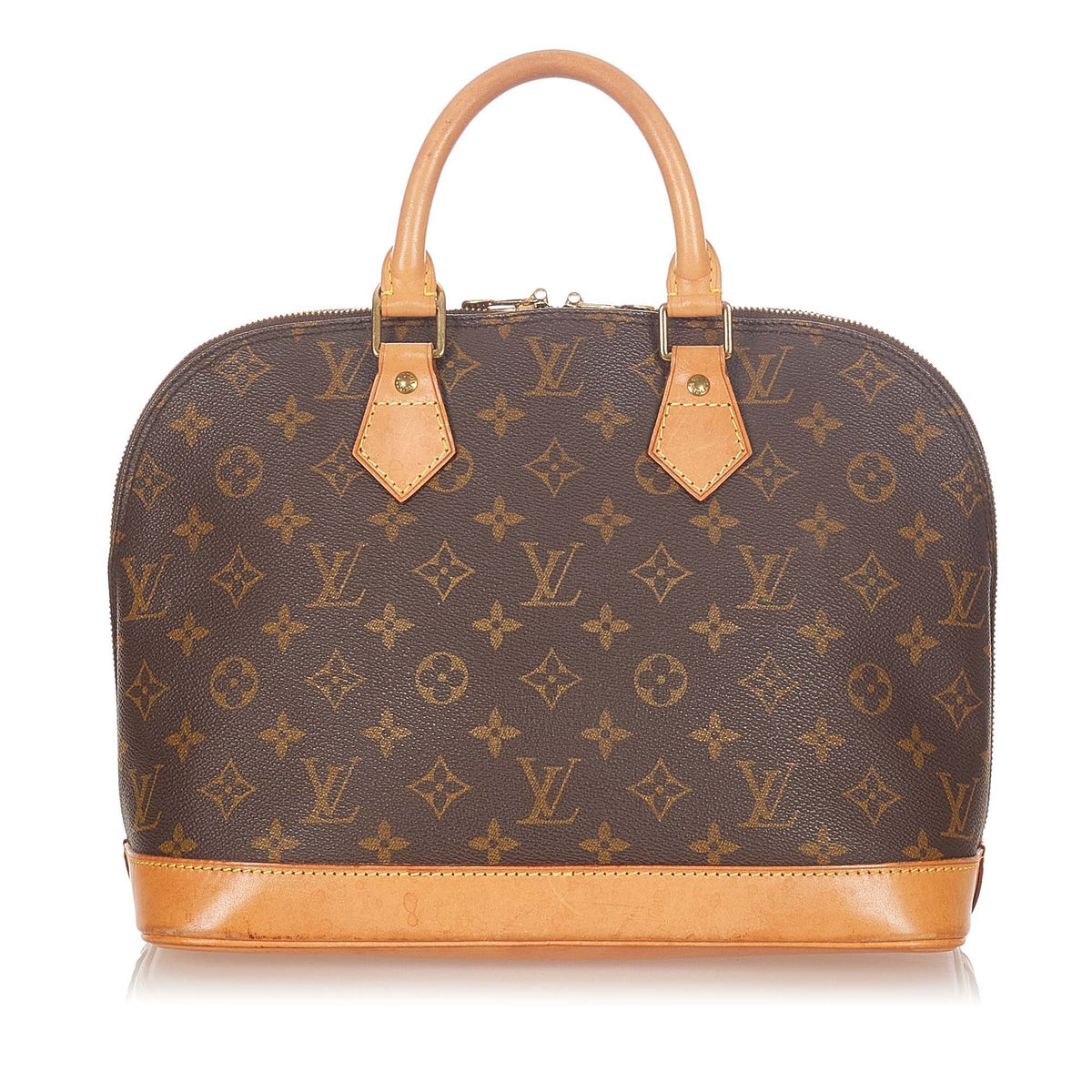 Louis-Vuitton Louis Vuitton Monogram Alma PM Brown