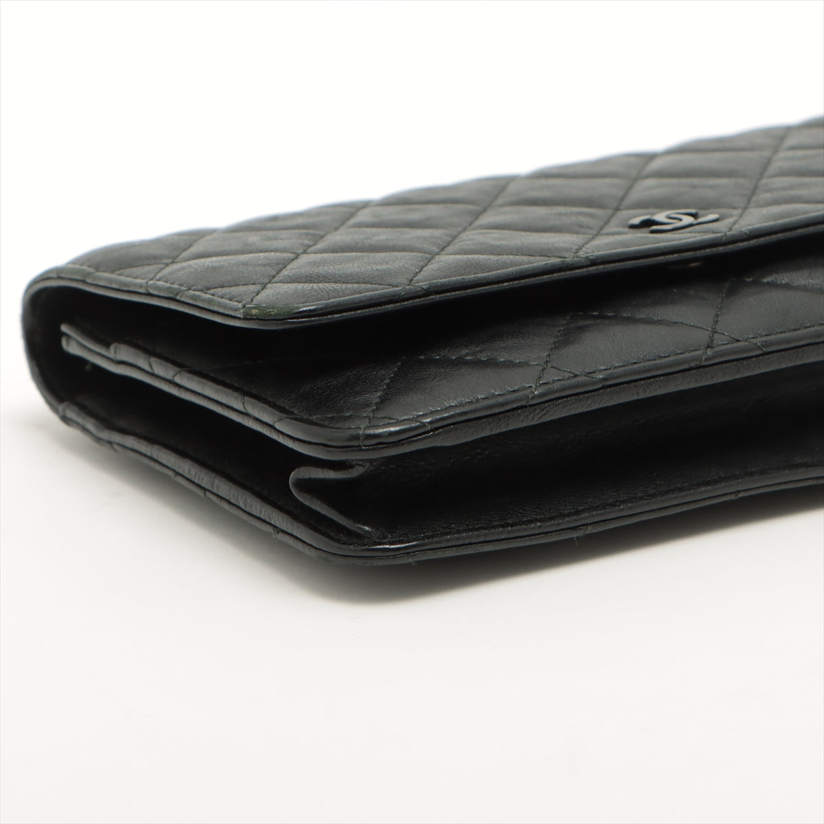 Chanel Quilted Calfskin Wallet on Chain So Black