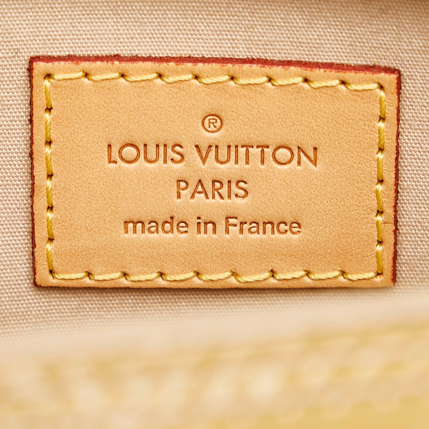 Louis Vuitton Alma BB Yellow Vernis