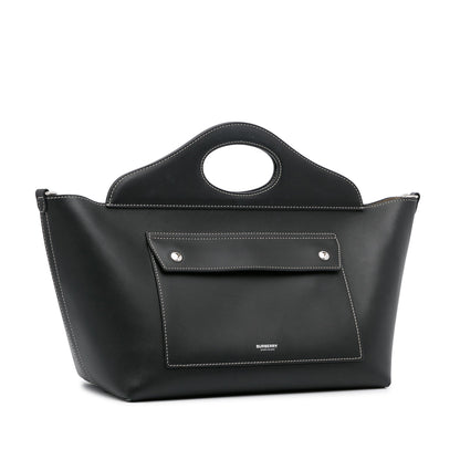 Burberry Soft Pocket Black Leather