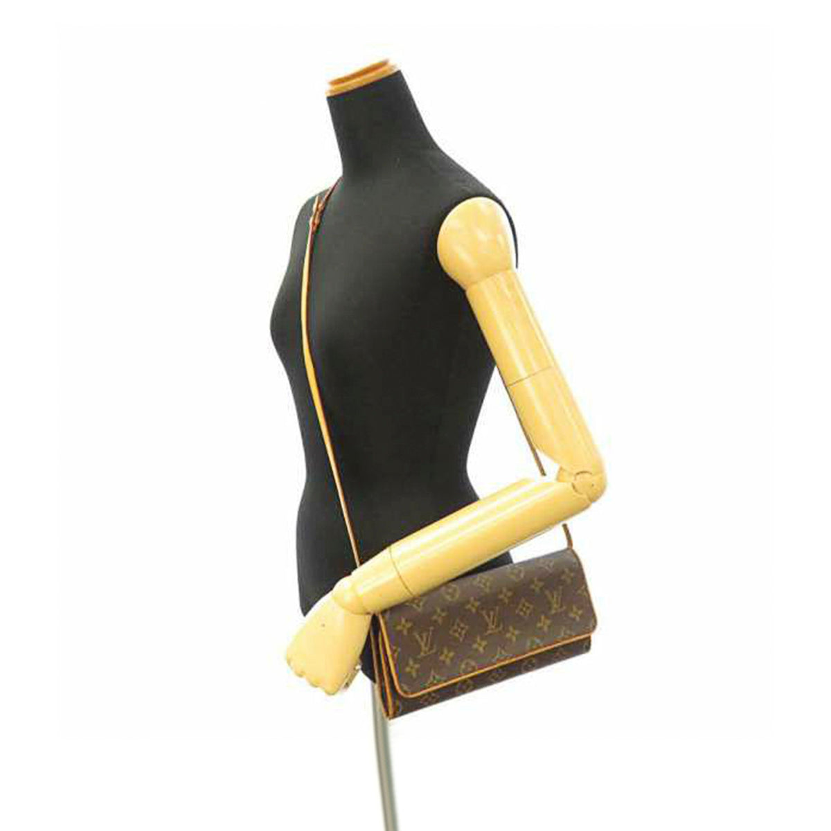 Louis-Vuitton Monogram Pochette Twin GM