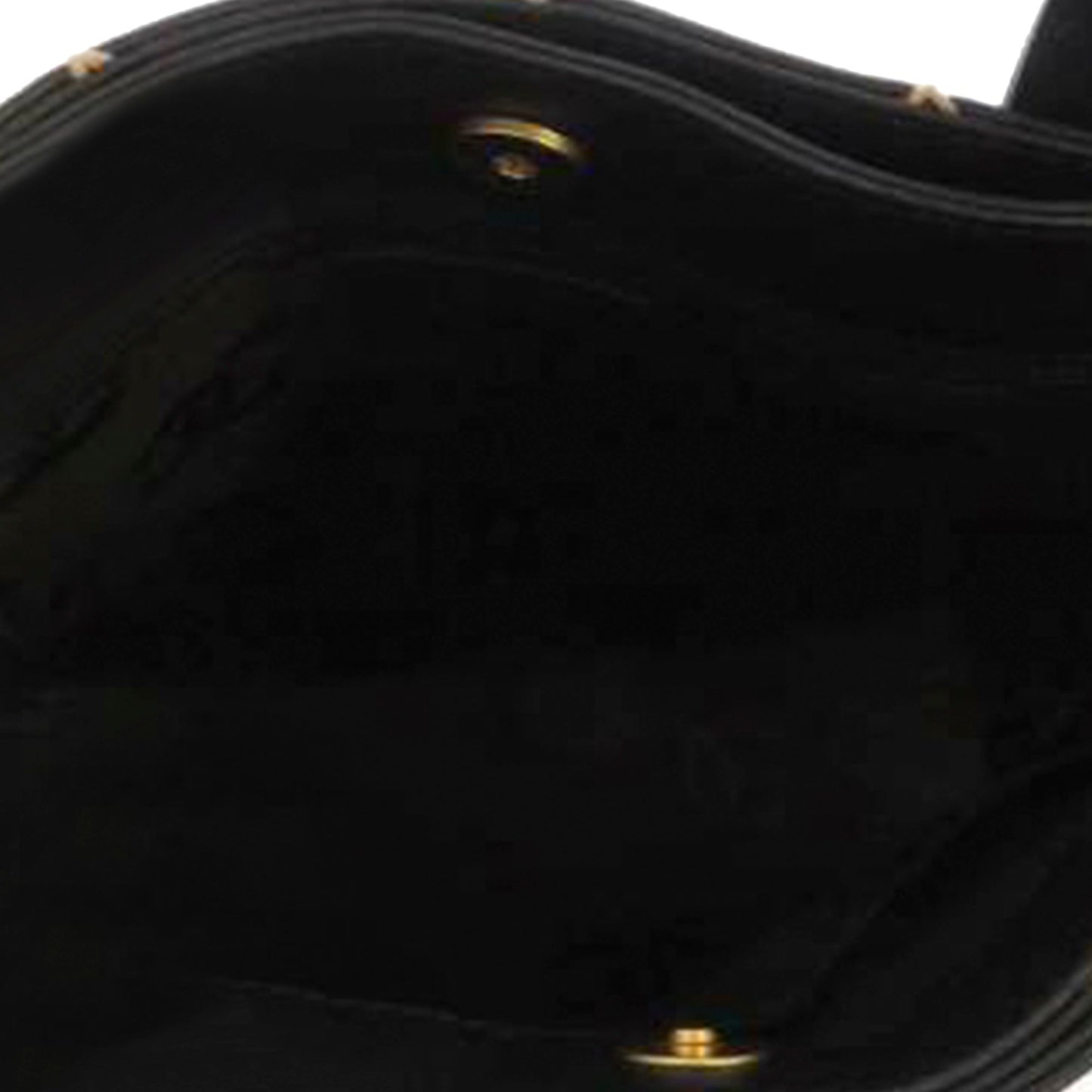 Wild Stitch Leather Tote Bag Black