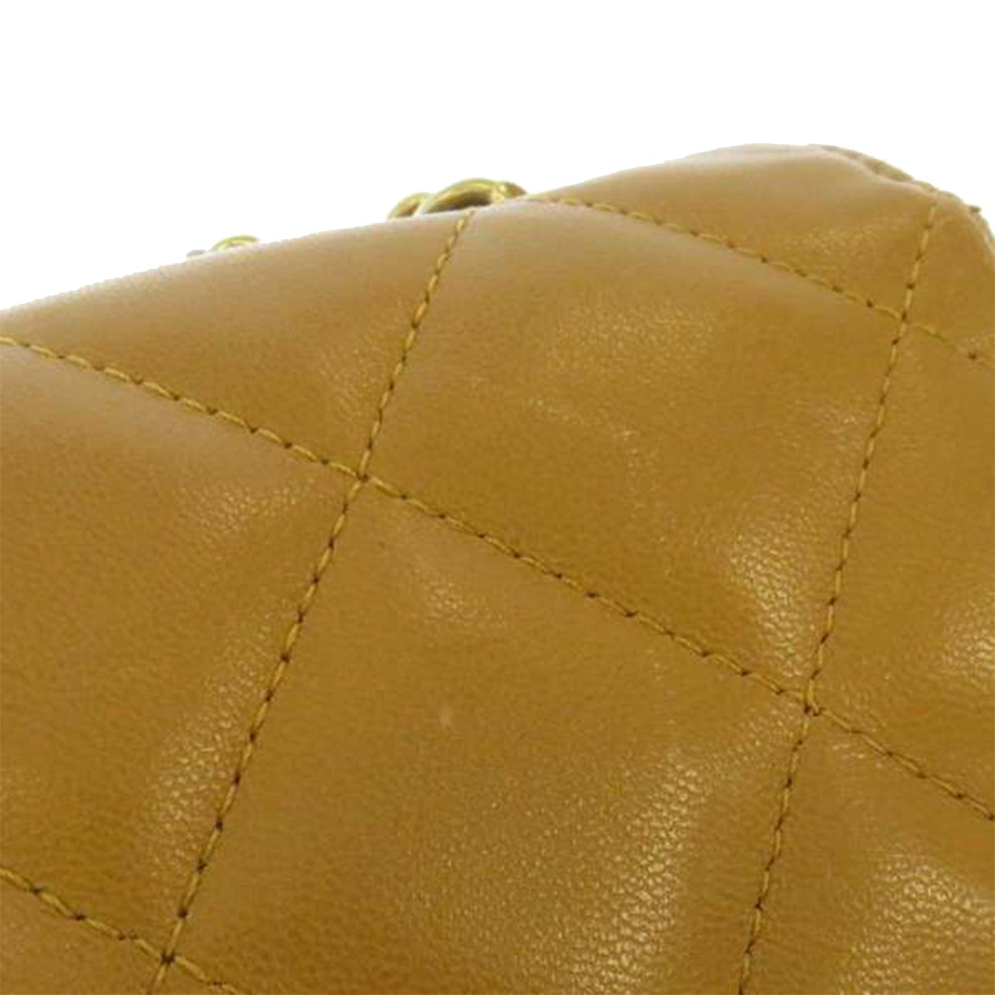 CC Timeless Lambskin Flap Bag Brown