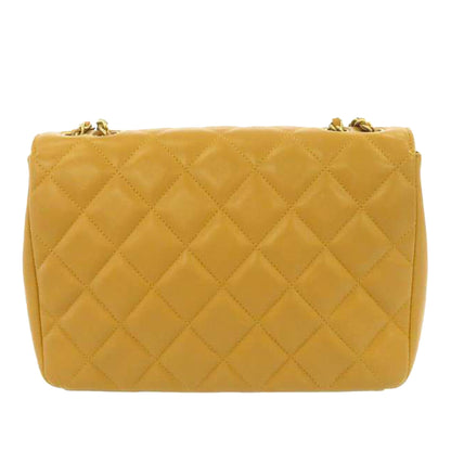 CC Timeless Lambskin Flap Bag Brown