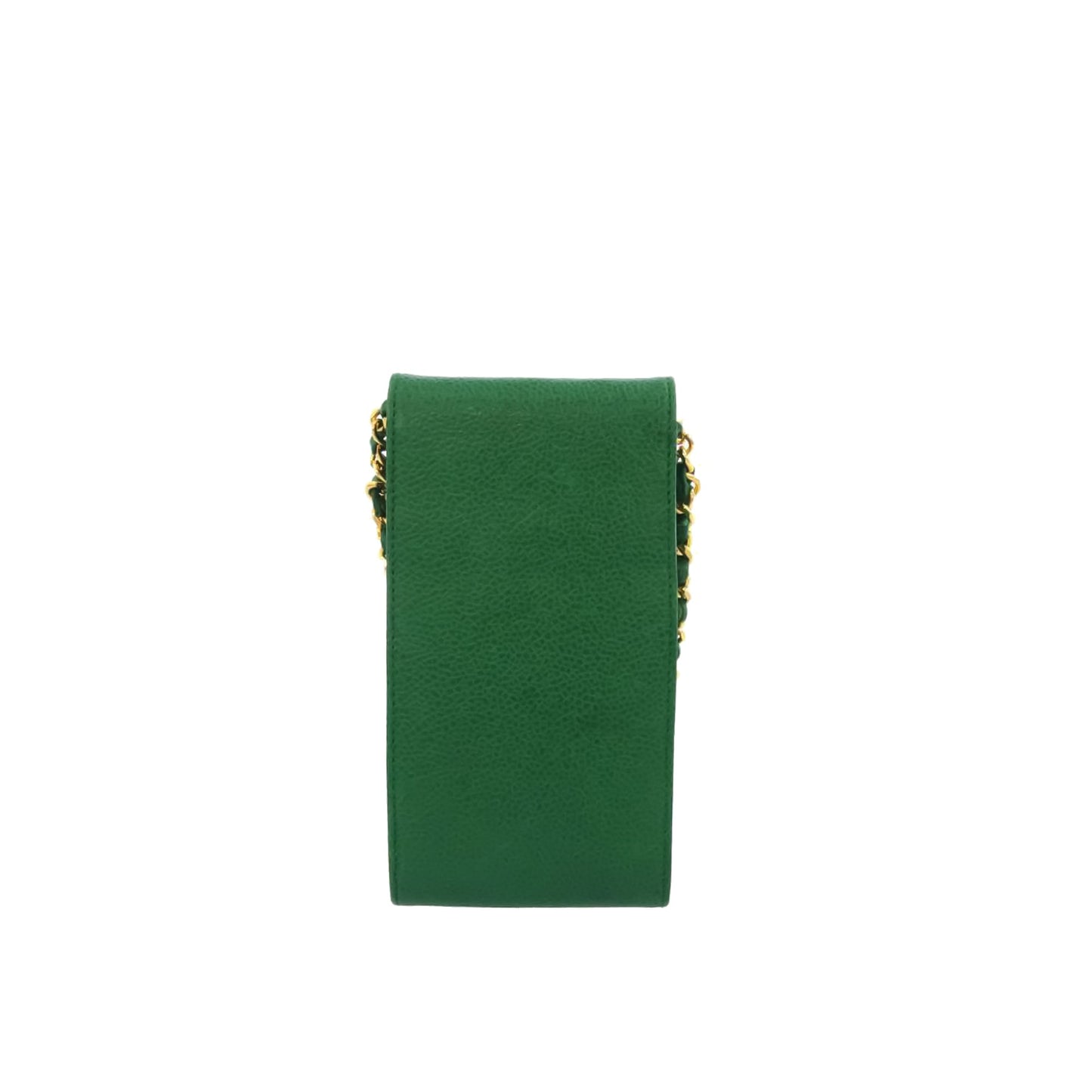 Caviar Leather Cigarette Case Green