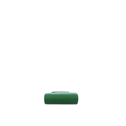 Caviar Leather Cigarette Case Green