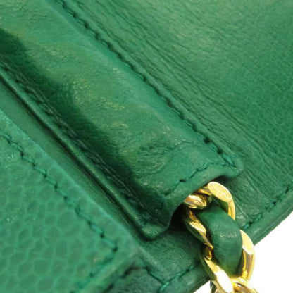 Caviar Leather Cigarette Case Green