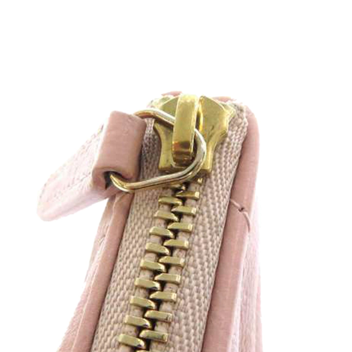 Chevron Leather Clutch Bag Pink