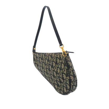 Dior Oblique Canvas Mini Saddle Blue
