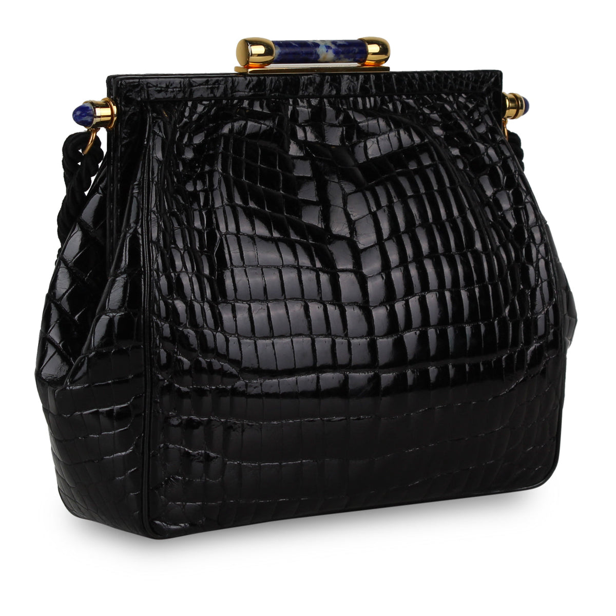 Vintage Croc Crossbody Bag