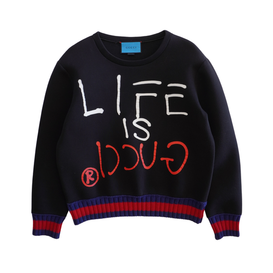 Gucci 'Life is Gucci' Sweatshirt - Men's S