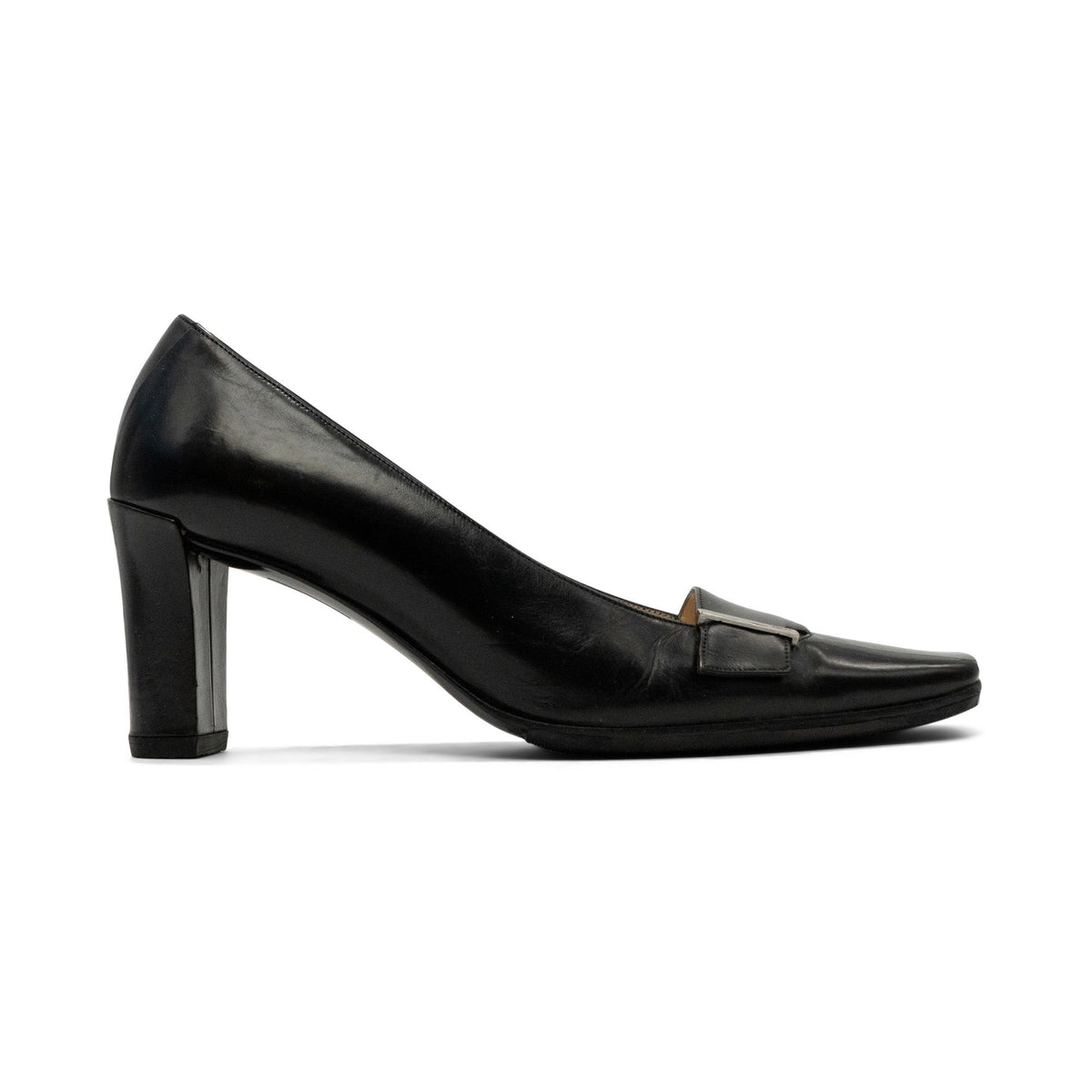 Gucci Vintage Square Toe Heels - Women's 36.5