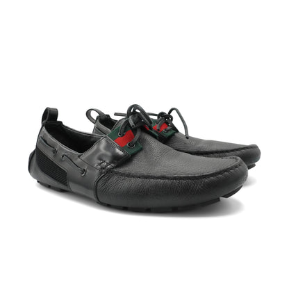 Gucci 'Web' Loafers - Men's 8.5