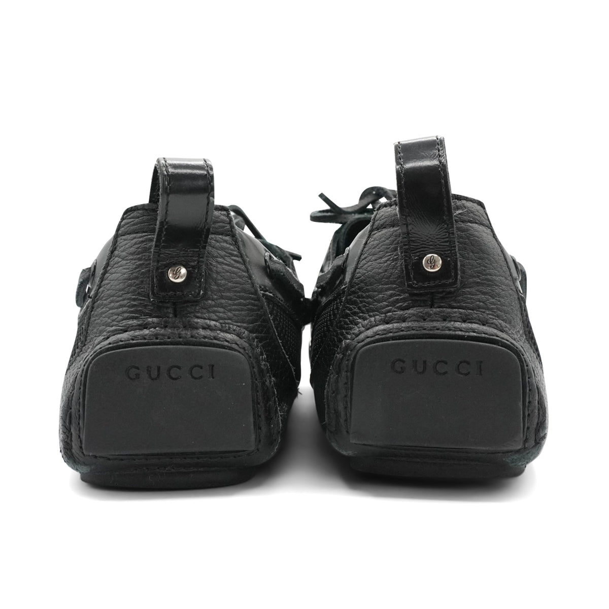 Gucci 'Web' Loafers - Men's 8.5