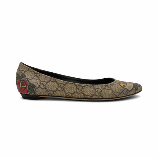 Gucci 'Tattoo' Ballet Flats - Women's 37