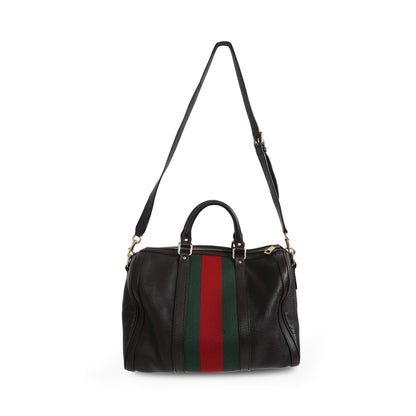 Gucci 'Web' Boston Bag