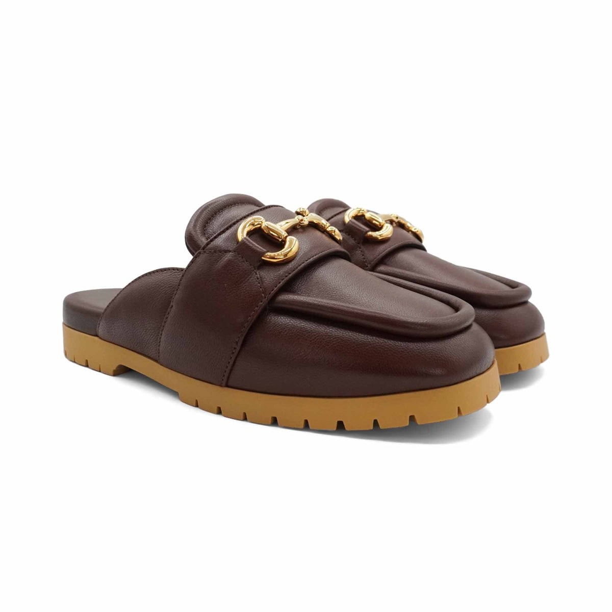 Gucci 'Horsebit' Leather Mules - Women's 36.5