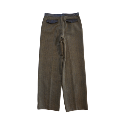 Gucci Herringbone Trousers - Women's 44