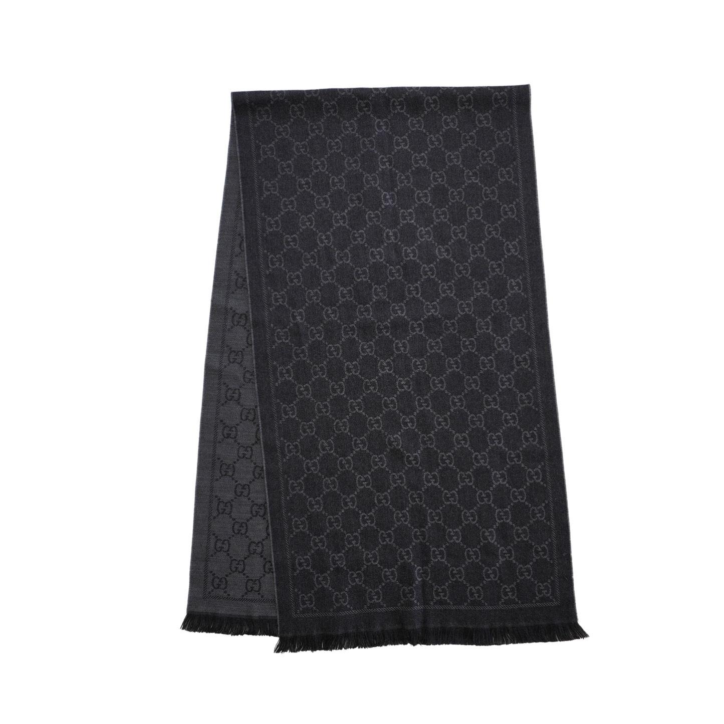 Gucci Monogram Wool Scarf