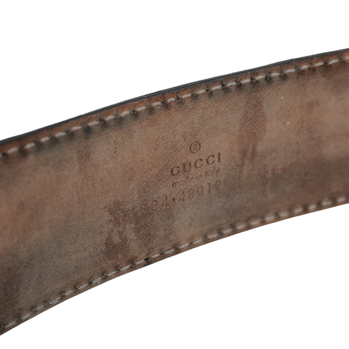 Gucci 'GG' Monogram Belt - 85/34