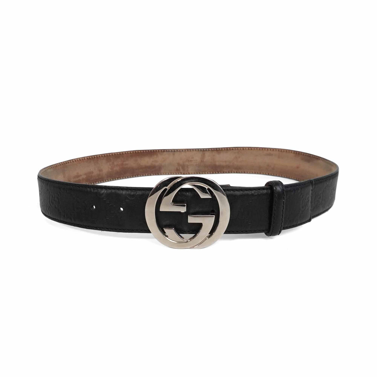 Gucci 'GG' Monogram Belt - 85/34