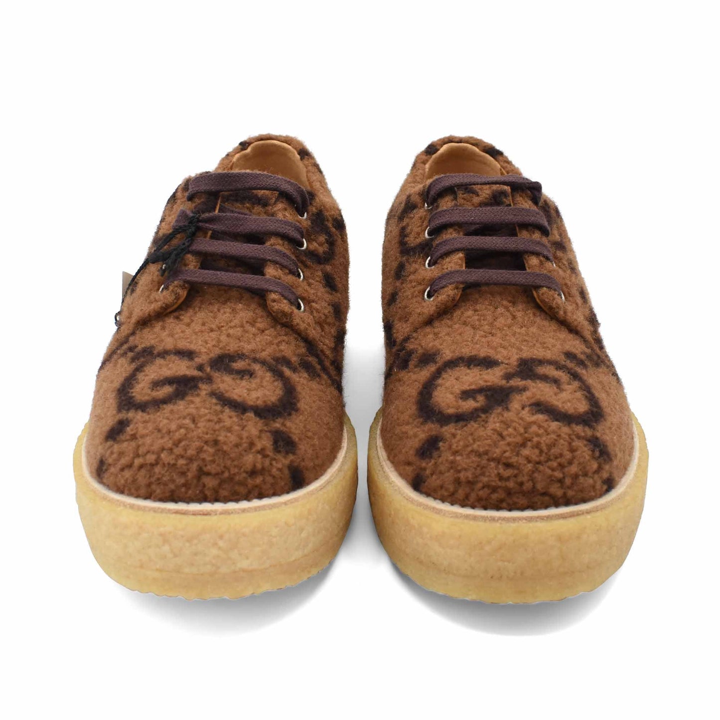 Gucci 'Jumbo GG' Derby Shoes - Men's 8