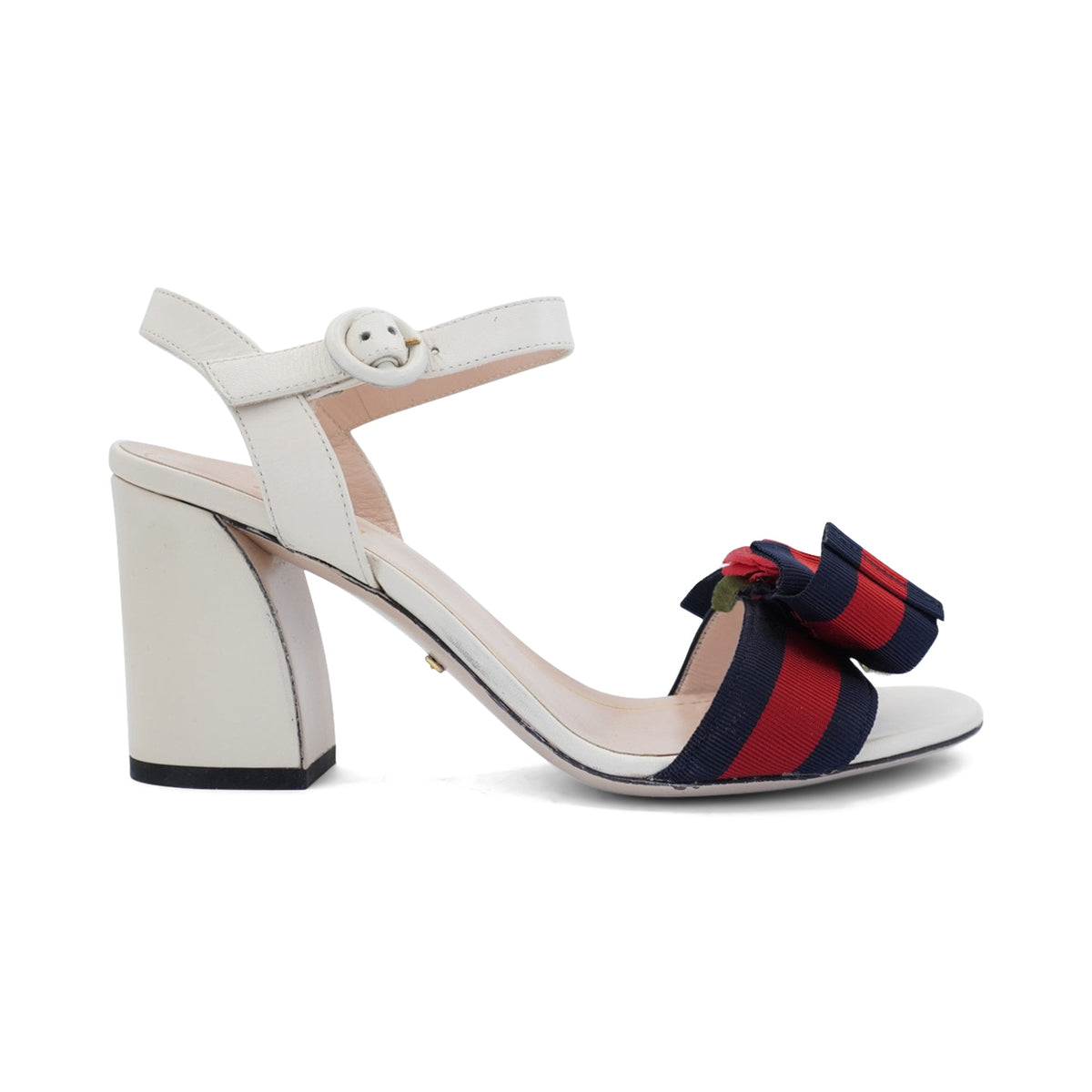 Gucci 'Rose Web' Heels - Women's 36.5