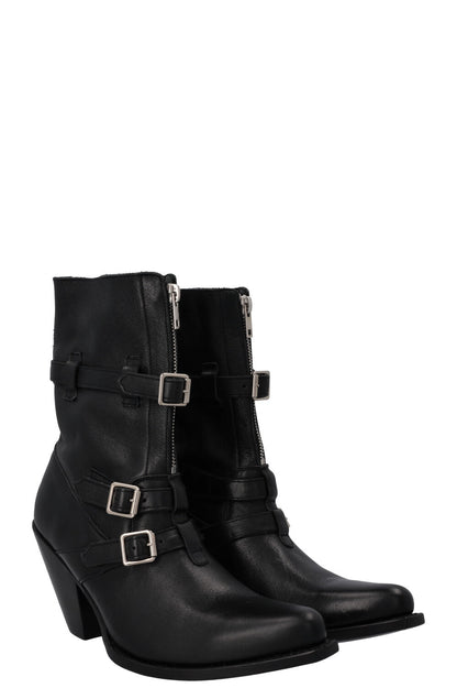 CELINE Western Boots Black