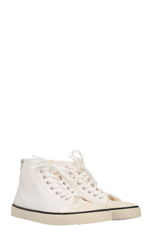 CELINE High Top Sneaker Canvas White