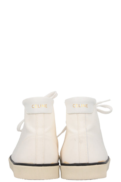 CELINE High Top Sneaker Canvas White