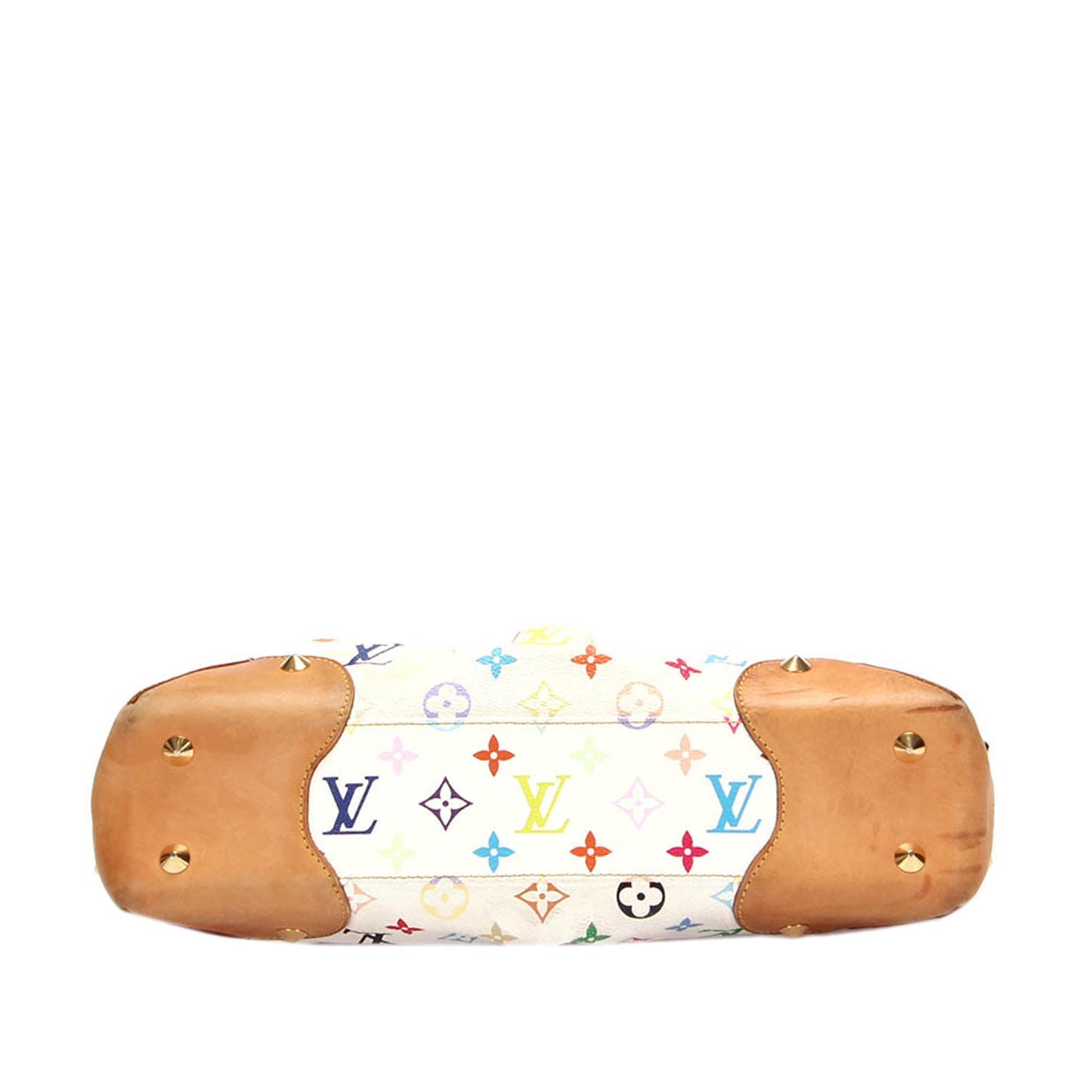 Louis-Vuitton Monogram Multicolore Judy MM White