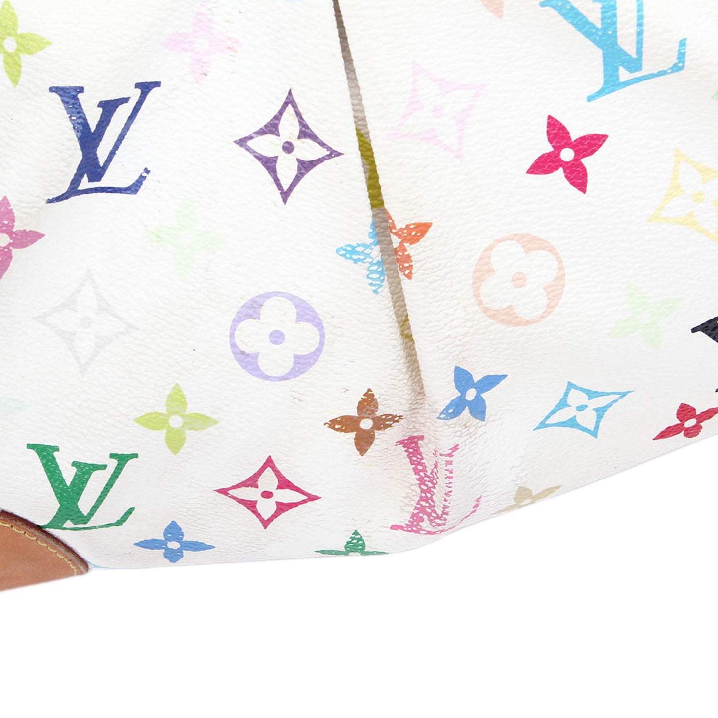 Louis-Vuitton Monogram Multicolore Judy MM White