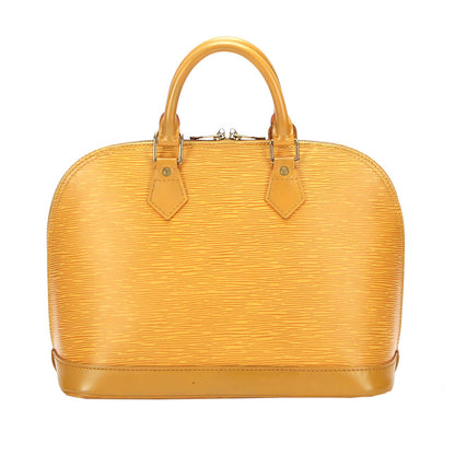 Louis-Vuitton Epi Alma PM Yellow