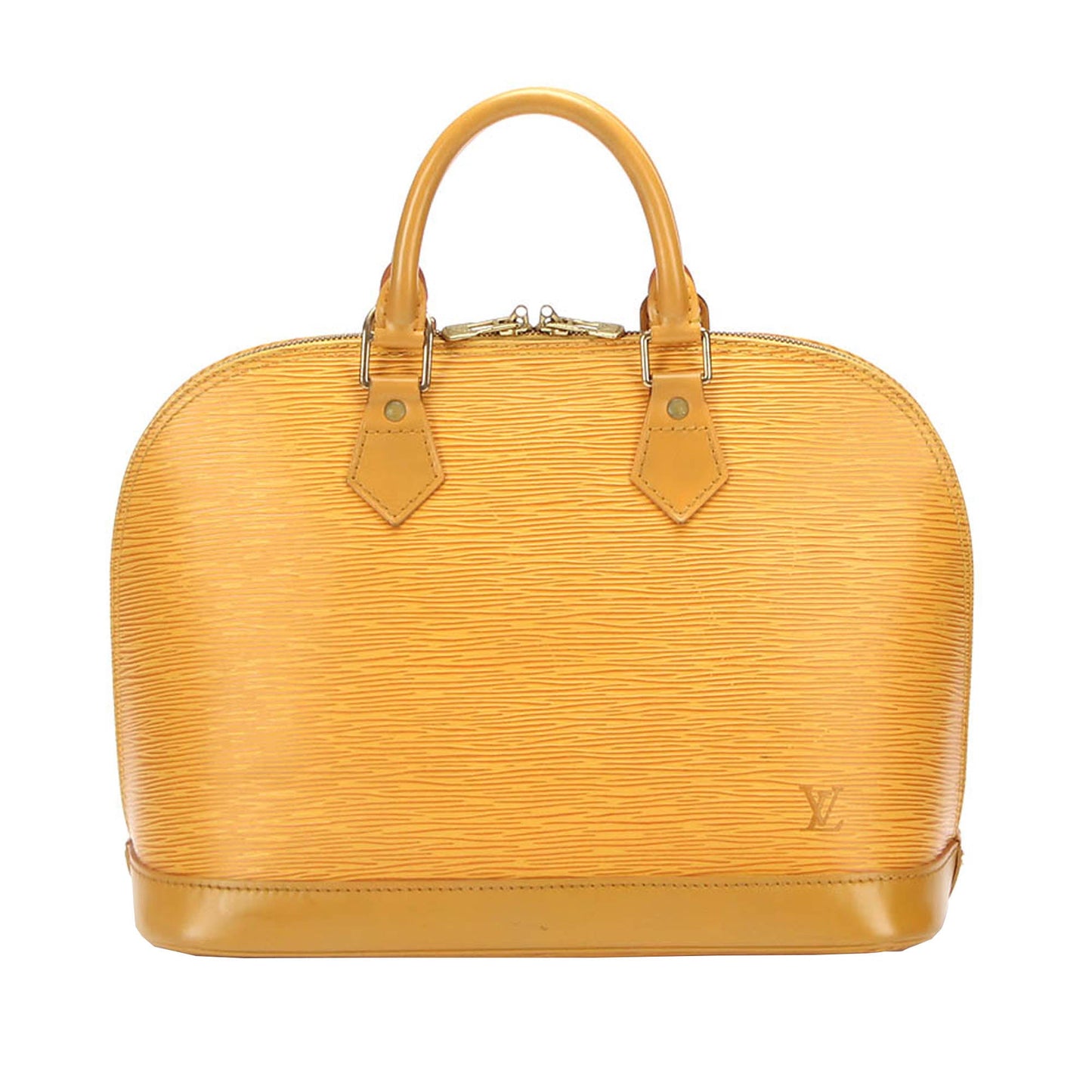 Louis-Vuitton Epi Alma PM Yellow