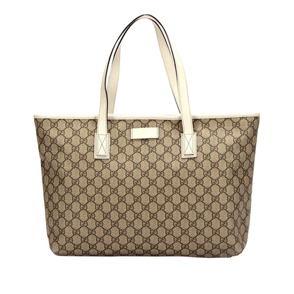 Gucci Gucci GG Supreme Tote Bag Brown