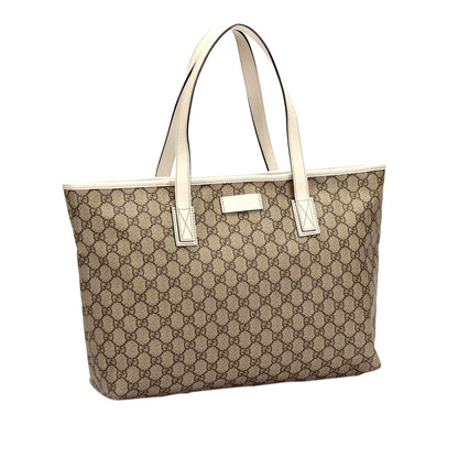 Gucci Gucci GG Supreme Tote Bag Brown