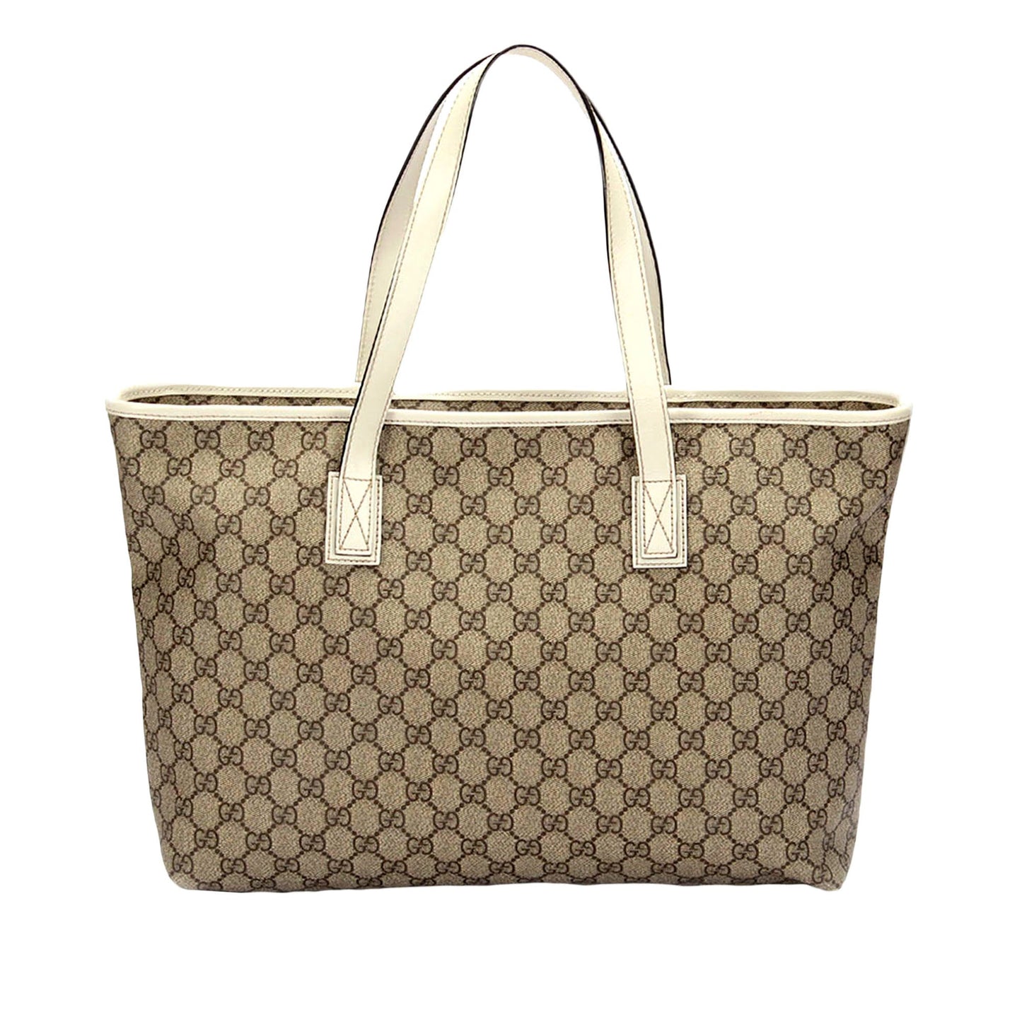 Gucci Gucci GG Supreme Tote Bag Brown
