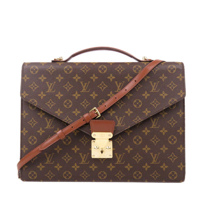 Louis-Vuitton Monogram Porte Documents Bandouliere