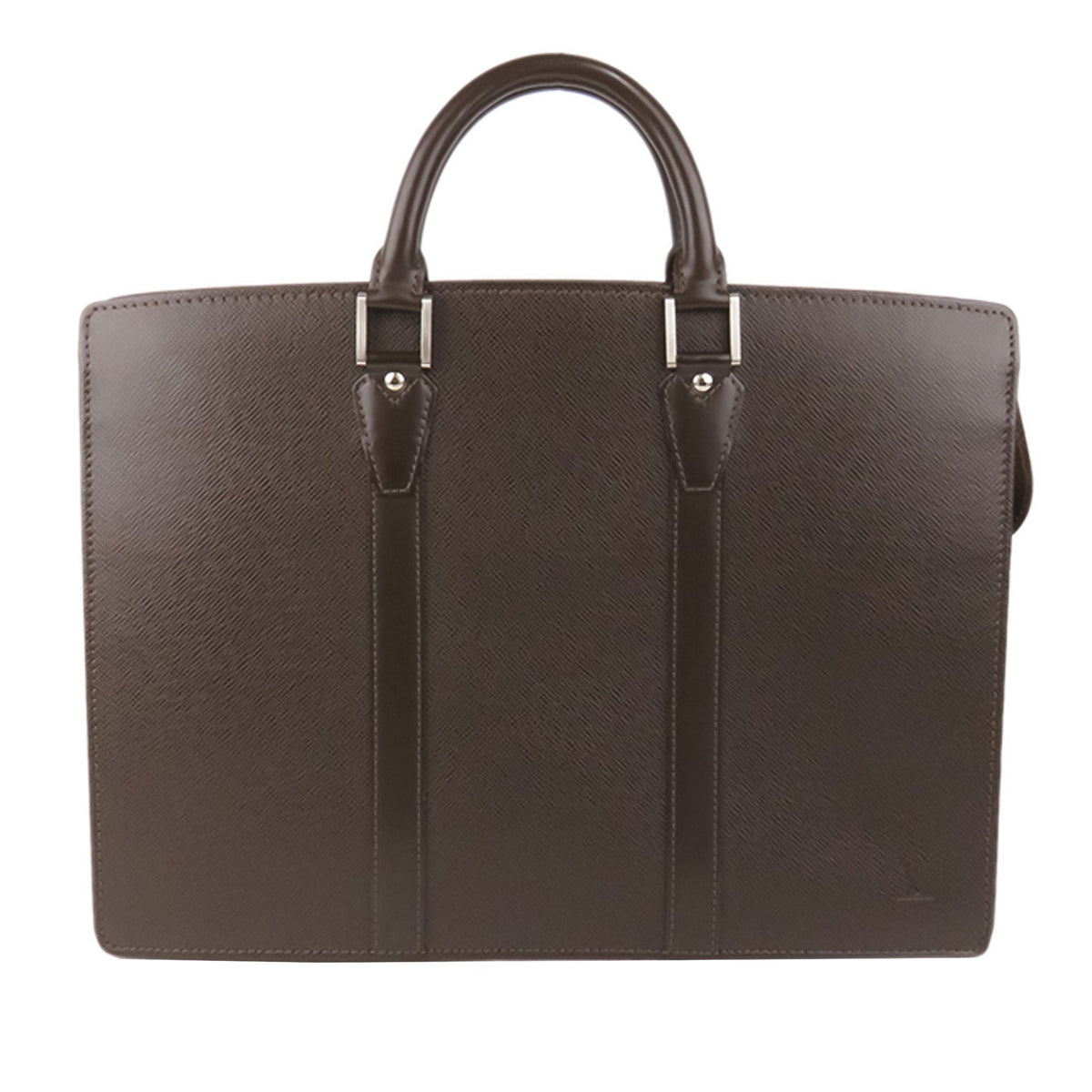 Louis-Vuitton Taiga Lozan Briefcase Brown