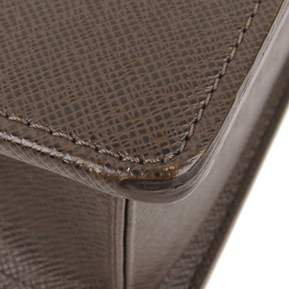 Louis-Vuitton Taiga Lozan Briefcase Brown