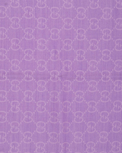 New Gucci GG wool silk scarf