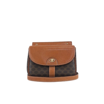 CELINE  Shoulder bag Brown Vintage nwujcb