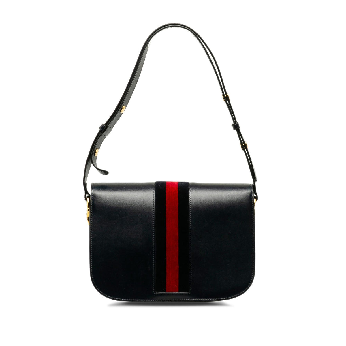 Gucci 1955 Horsebit Web Shoulder Bag (SHG-K3r9Rb)