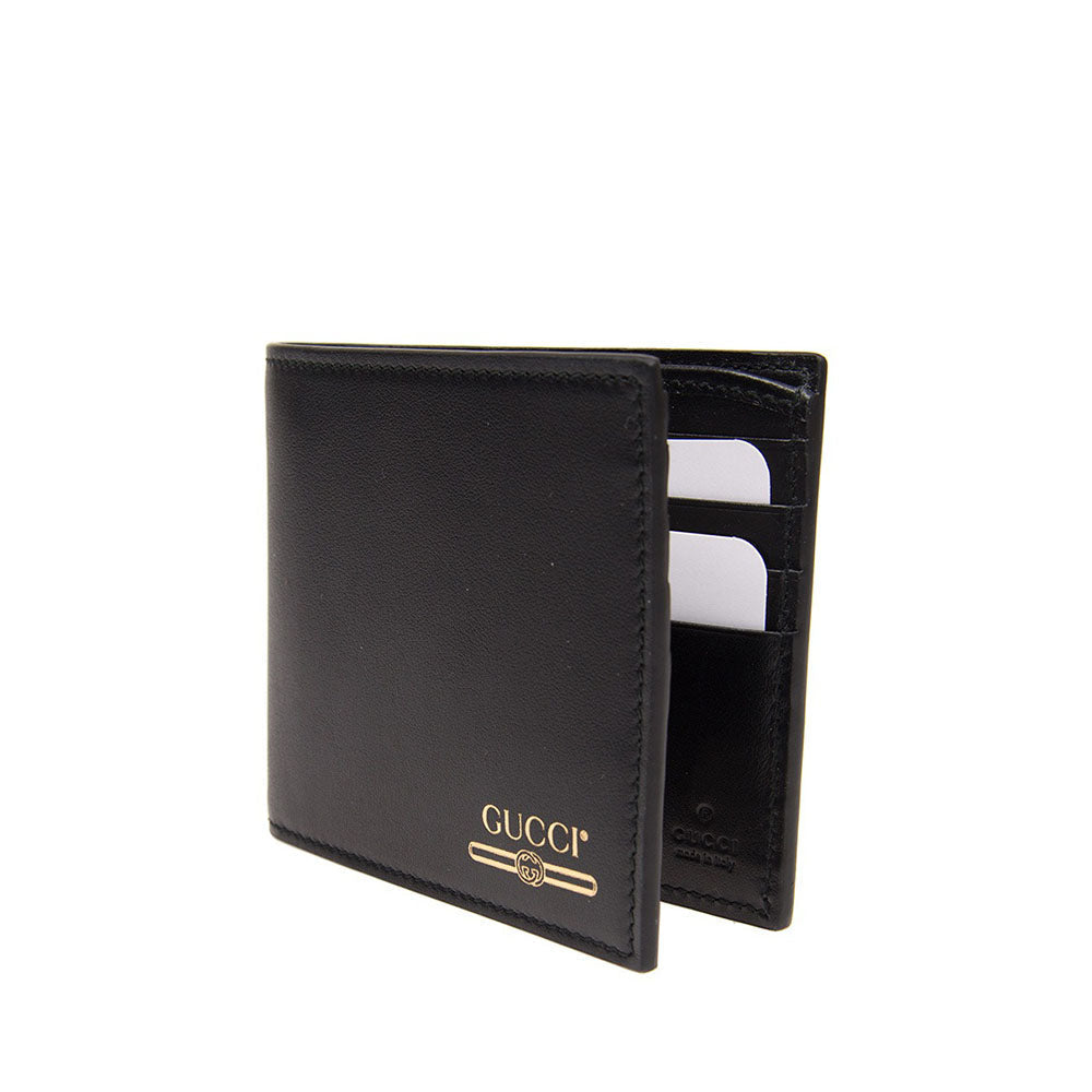 Gucci 547585 0YA0G 1000 Men's Black Calf-Skin Leather GG Print Wallets (GGMW2025)